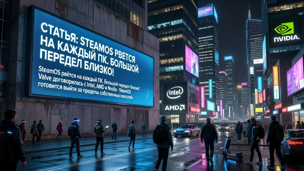 SteamOS рвётся на каждый ПК. Большой передел близко!