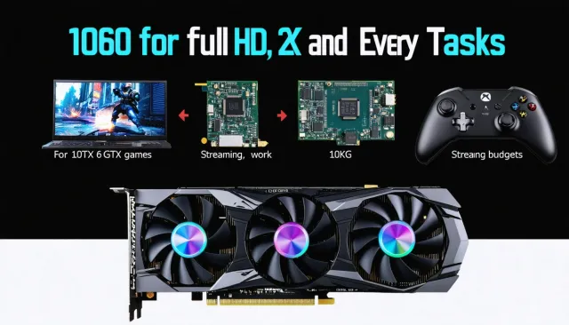 1060 для Full HD, 2K и повседневных задач: какую производительность можно ожидать в популярных играх, монтаже, стриминге и рабочих приложениях при разном бюджете